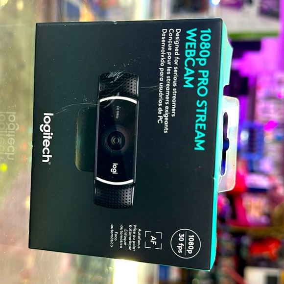 *BNIB* Logitech 1080p Pro Stream Webcam for HD Video Streaming and Recording - Picture 1 of 2